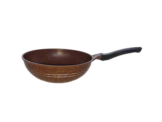 Marvel Ceramic Non-Stick Wok – PTFE & PFOA Free | Eco-Friendly Cooking Pan (Non-Induction)