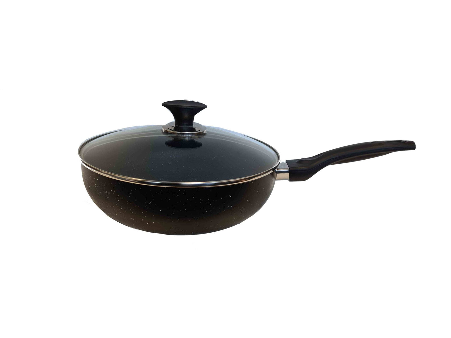 Royal Ceramic Wok with Non-Stick Coating – Eco-Friendly & Dishwasher Safe