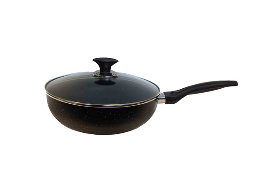 Royal Ceramic Wok with Non-Stick Coating – Eco-Friendly & Dishwasher Safe